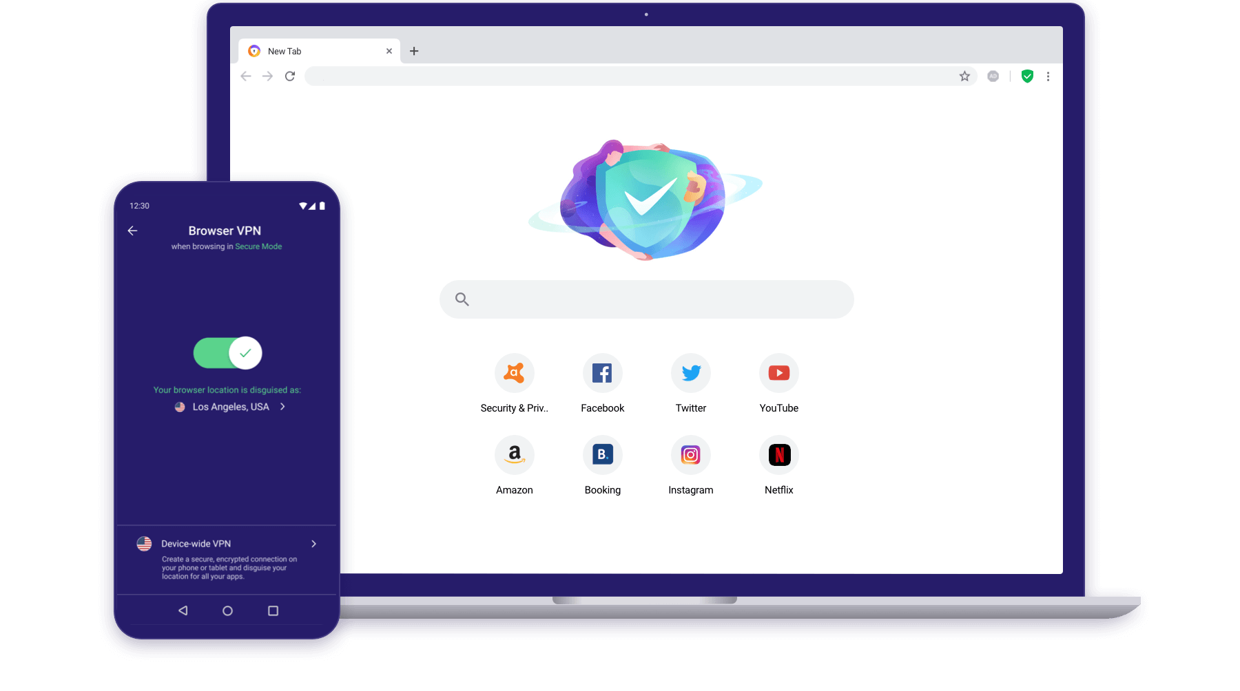 screenshot of Avast Secure Browser